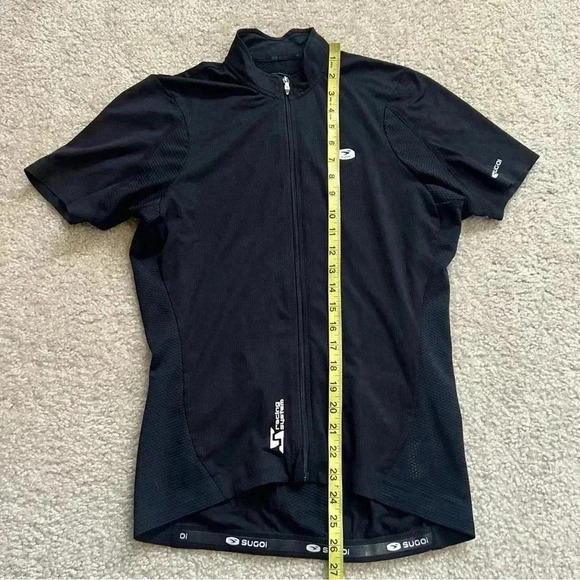Sugoi Cycling Biking Jersey Shirt Women’s Size Medium Full Zip Pockets Polyester - Picture 8 of 15